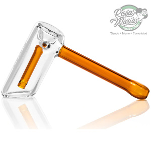 Grav Labs Mini Hammer Bubbler Amber Accent