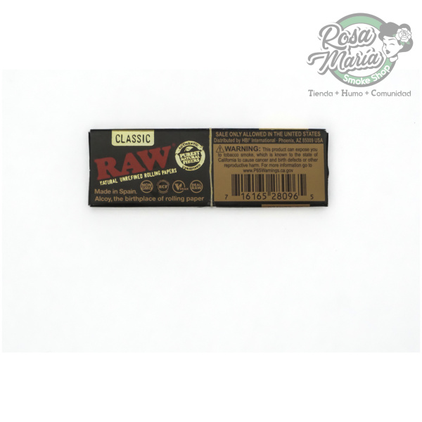 RAW Black papel natural Unrefined 1/4 - Imagen 2