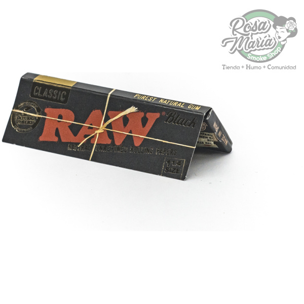 RAW Black papel natural Unrefined 1/4 - Imagen 4
