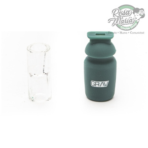 Grav Labs Silicone Capped Glass Dark Green