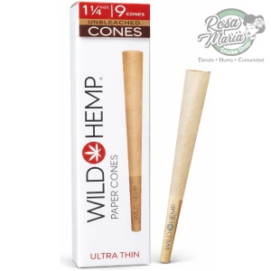 Wild Hemp Cones Ultra Thin Classic 9 pack 1 1/4