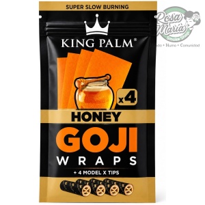 KING PALM GOJI WRAPS - HONEY - 4PK