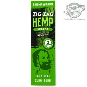 Zig-Zag Blunt - Hemp Wrap - NATURAL- 2pack